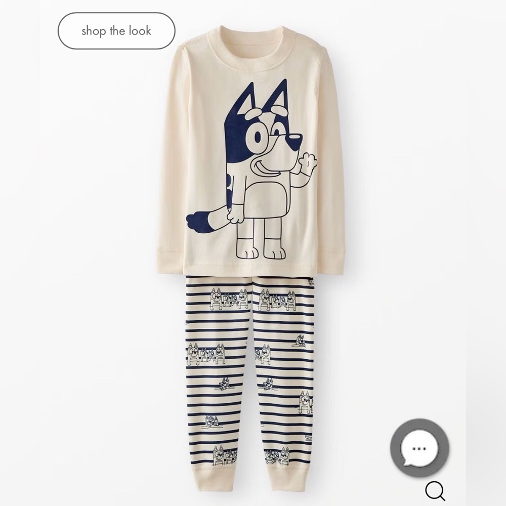 Hanna Andersson Bluey Pajama Set NWT